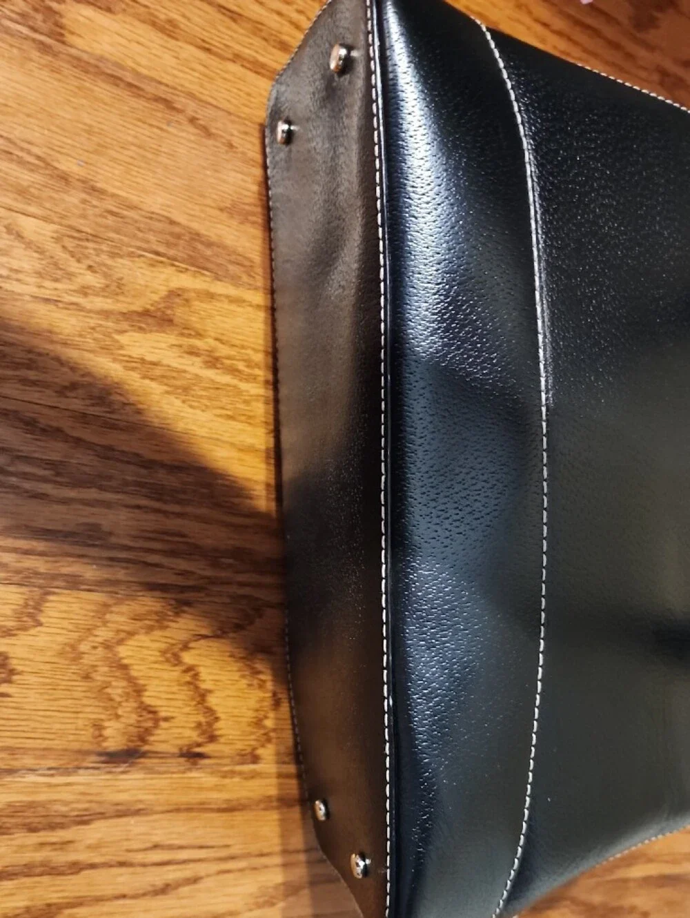 kate spade black pebbled leather satchel with gold hardware